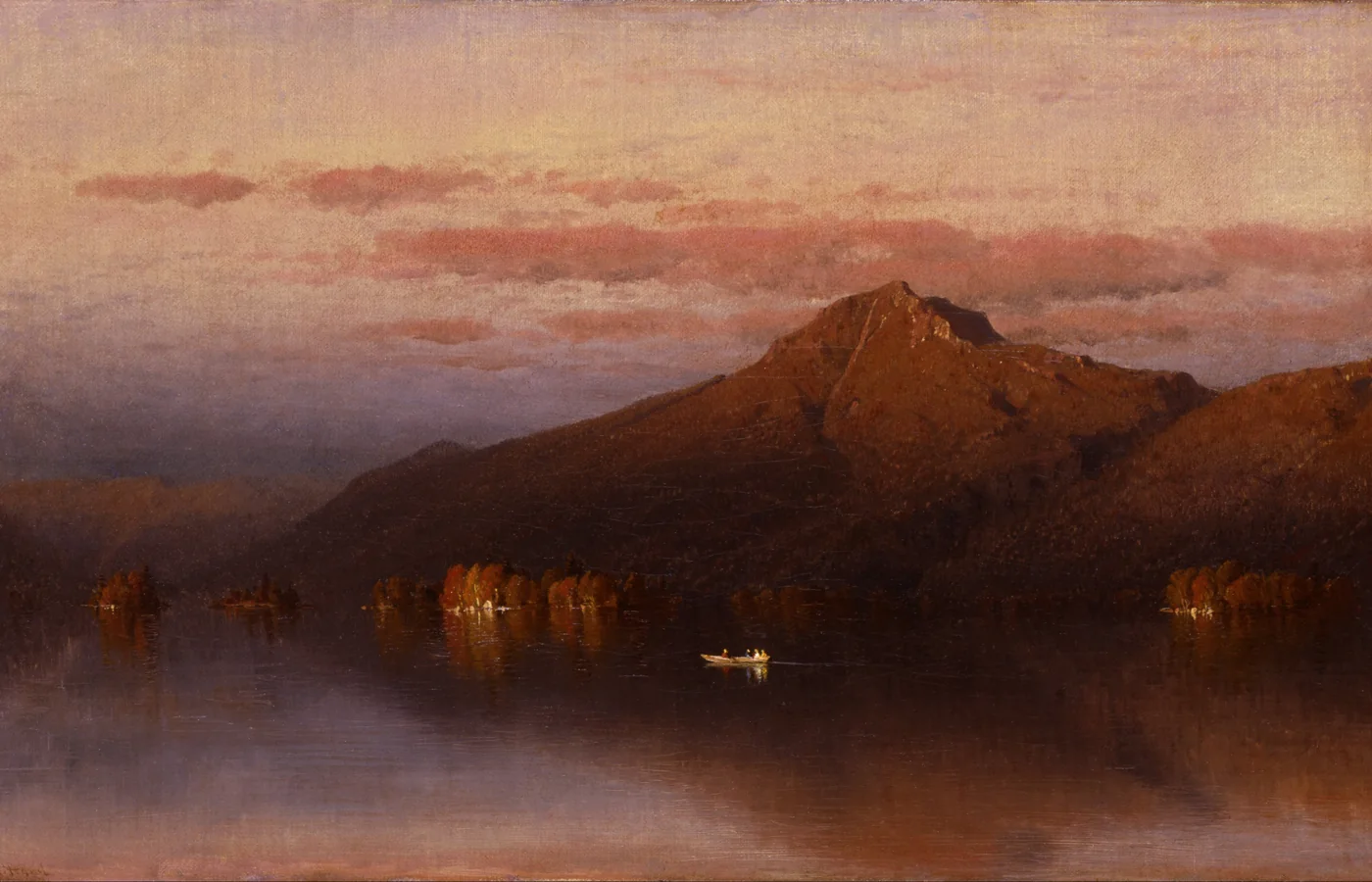 Whiteface Mountain from Lake Placid, painted by Sanford Robinson Gifford in the 1860s