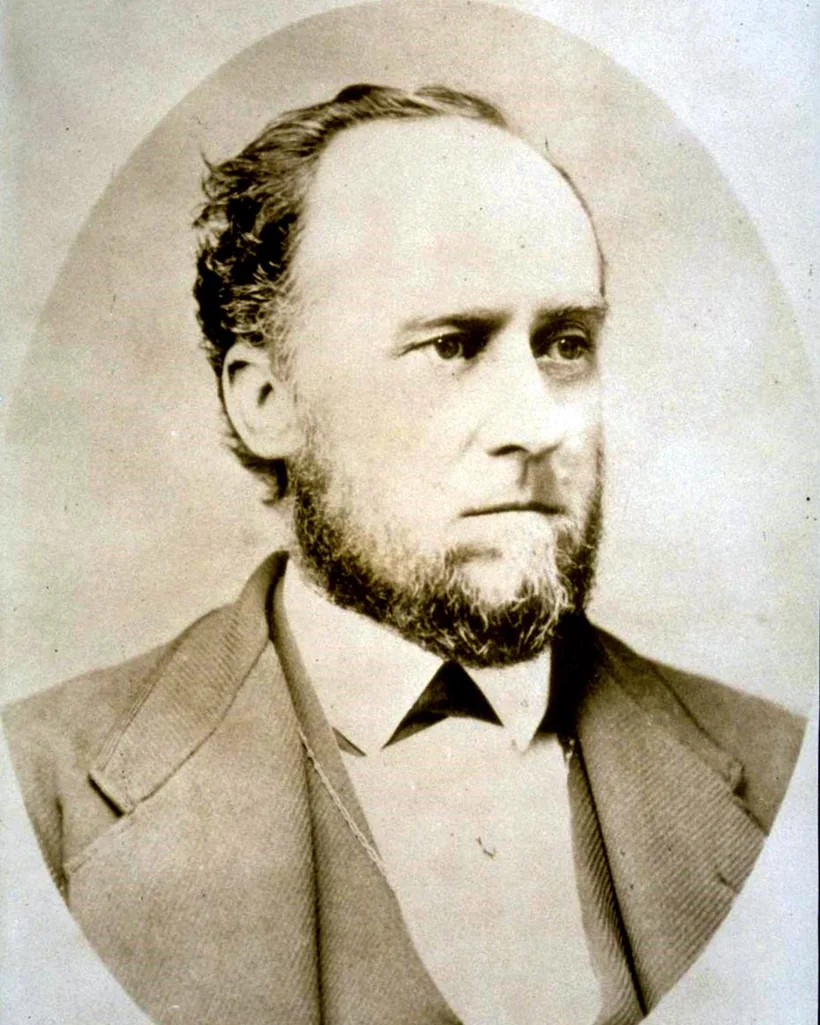 Portrait of William C. Ralston, the San Francisco banker who built the 1875 Palace Hotel, the grandest hospitality landmark in the West