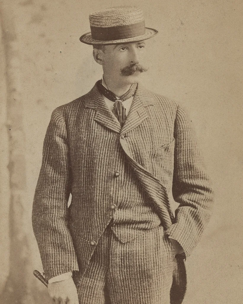 Winslow Homer, who painted at Prouts Neck near Portland from 1883, photographed by Napoleon Sarony