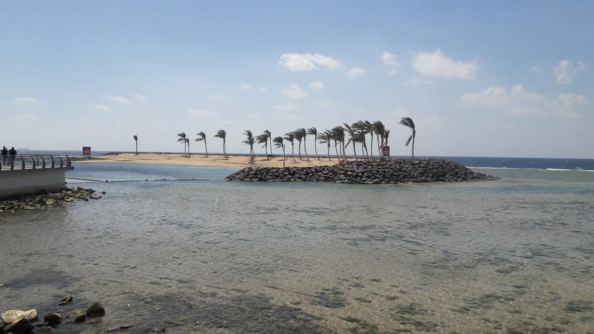 Jeddah Corniche on the Red Sea, Saudi Arabia
