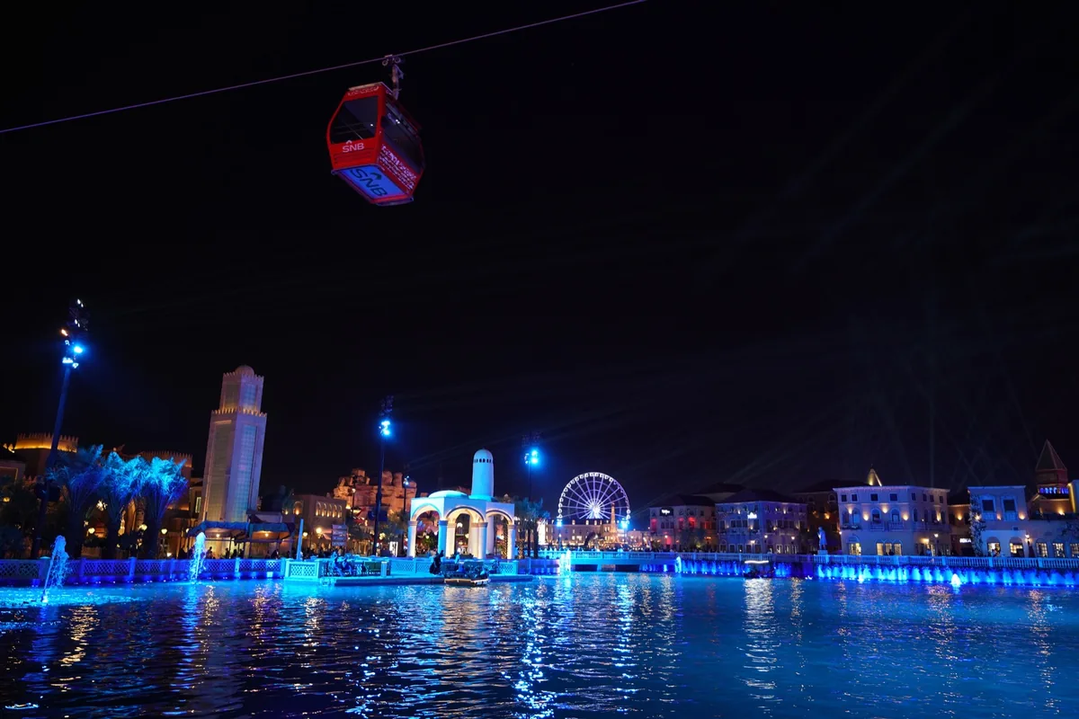 Boulevard entertainment district during Riyadh Season