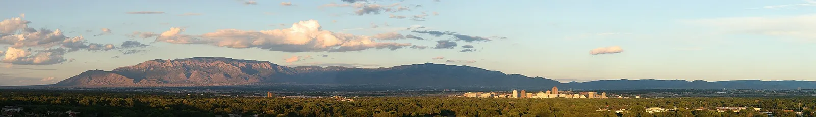 Albuquerque Pano Sunset — Albuquerque New Mexico