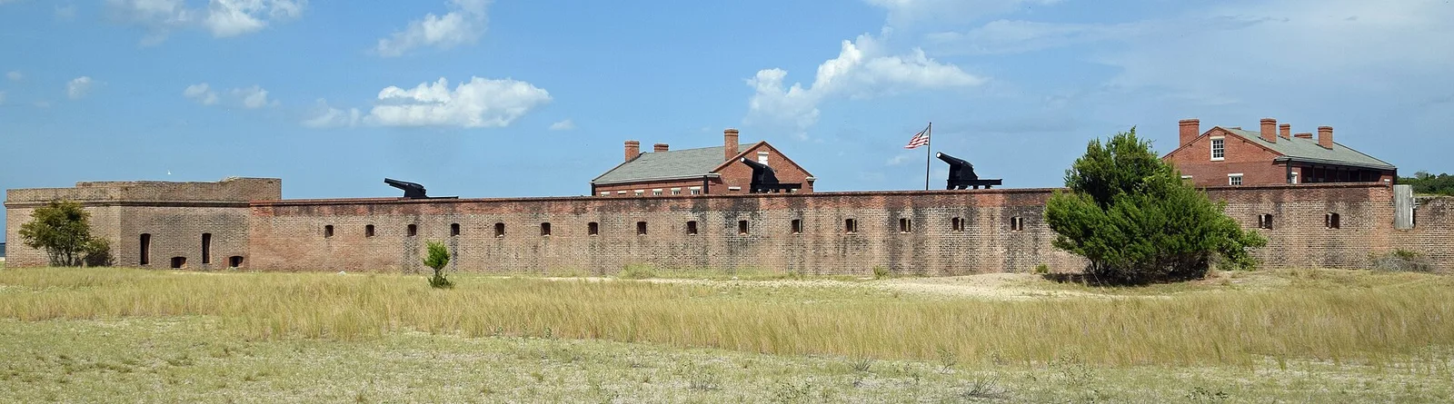 Fort Clinch, Florida, U.S wall facing Cumberland Sound — Amelia Island airbnb marketing
