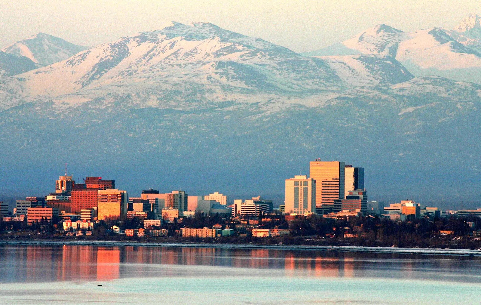 Anchorage on an April evening — Anchorage airbnb marketing