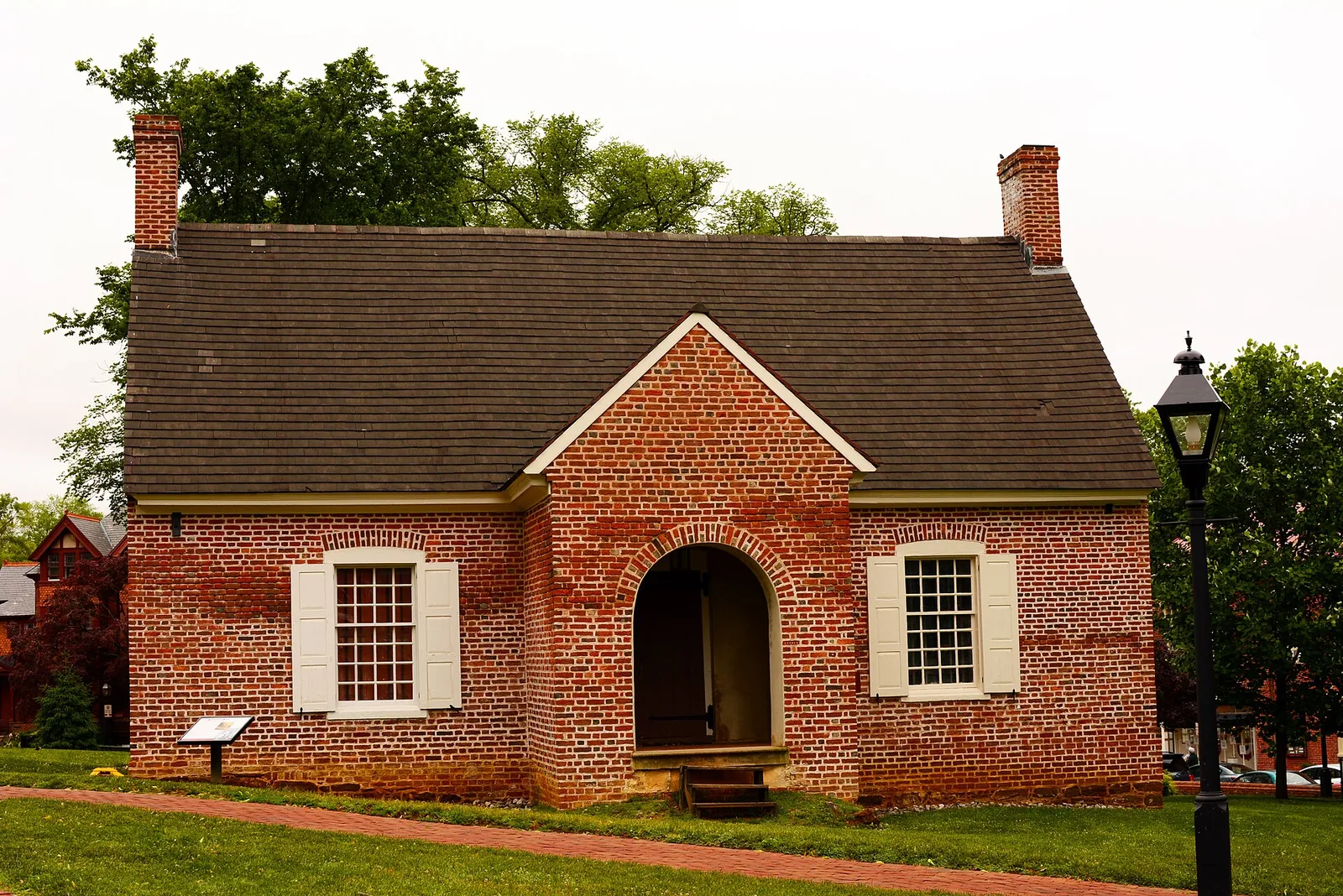 Annapolis Old Treasury Building From — Annapolis Maryland City Dock