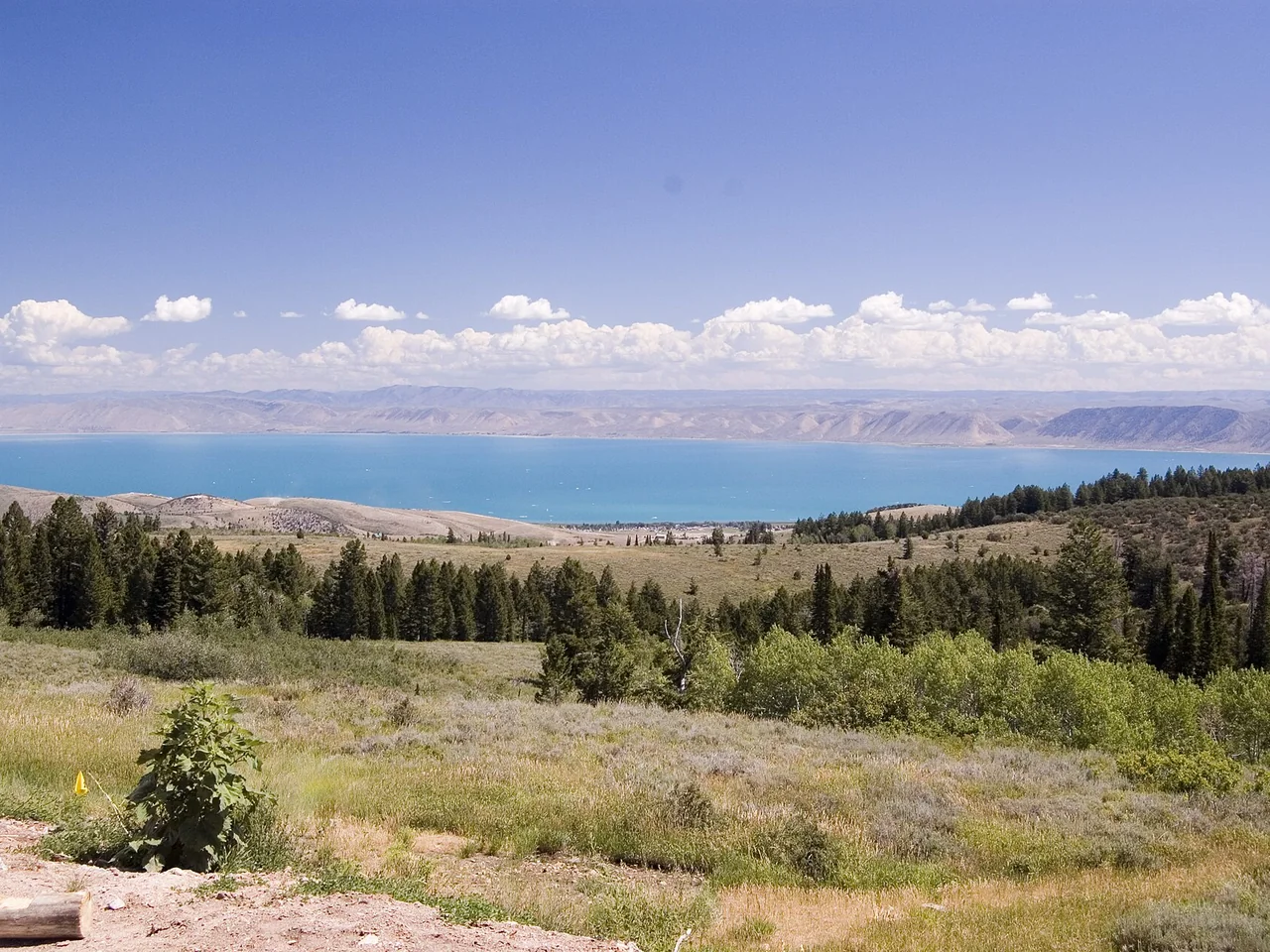 Bear Lake from the Logan Canyon Scenic Byway — Bear Lake airbnb marketing