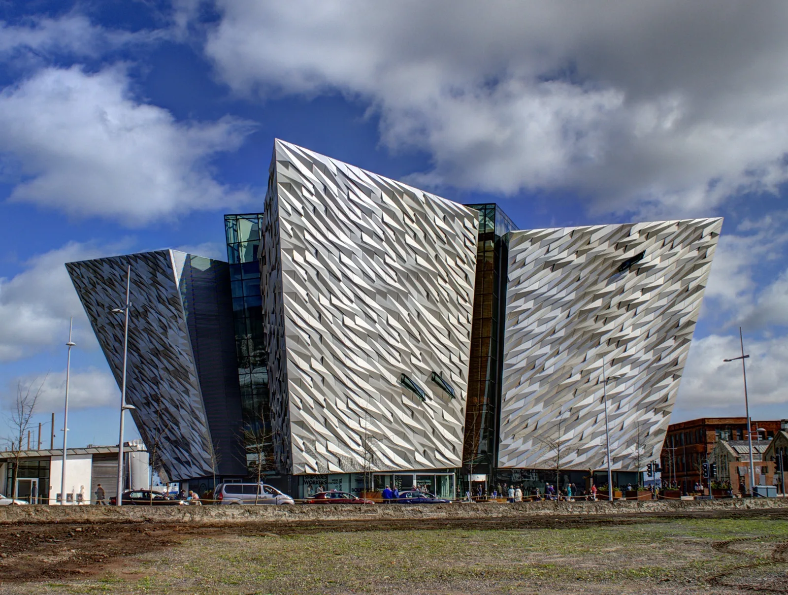 Titanic Belfast HDR — Belfast airbnb marketing