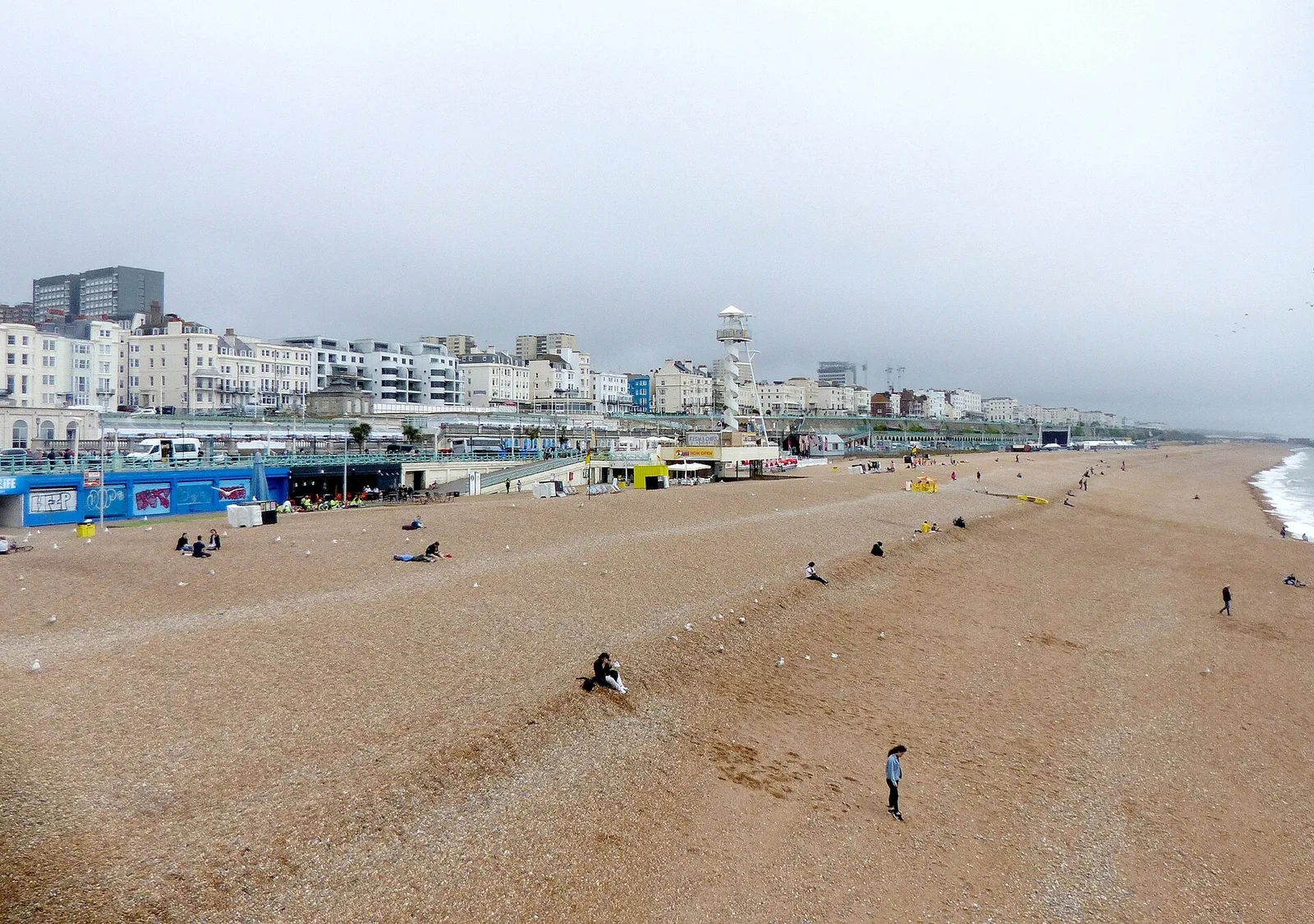 Brighton Beach, looking from Palace Pier eastwards, East Sussex, England 19June2018 arp — Brighton airbnb marketing