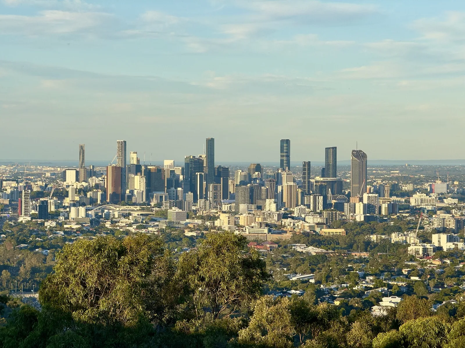 Brisbane CBD seen from Mount Coot tha Lookout, 2025, 06 — Brisbane airbnb marketing