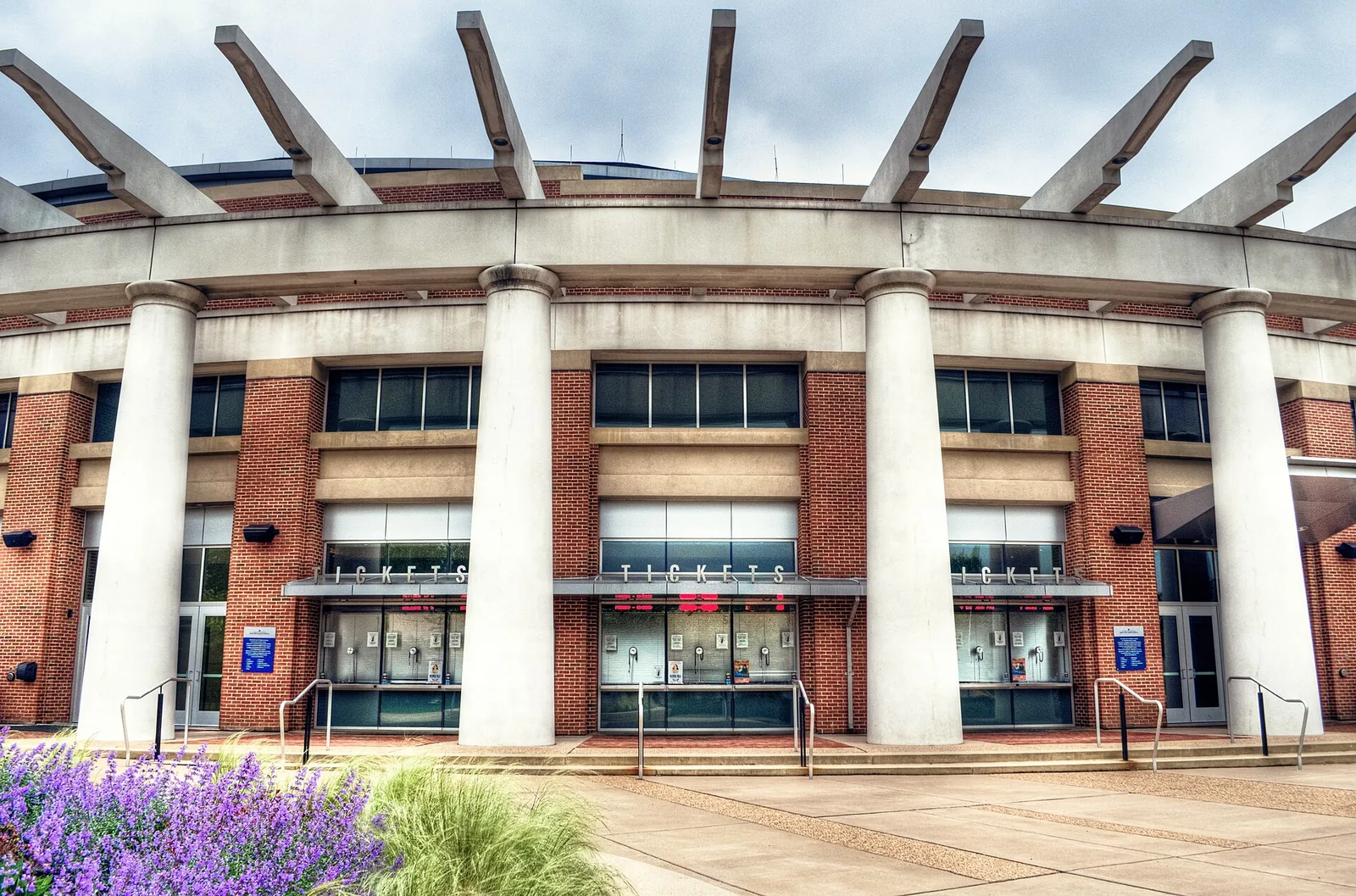 John Paul Jones Arena HDR — Charlottesville Virginia Downtown Mall