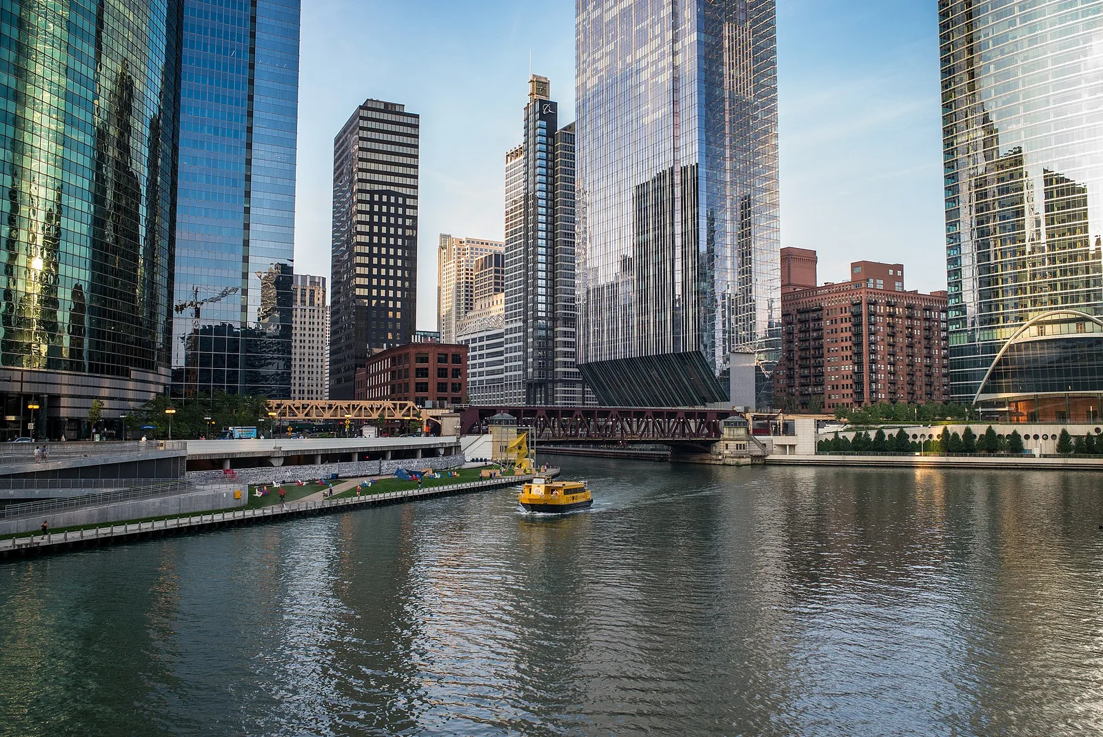 Chicago River Morning — Chicago airbnb marketing