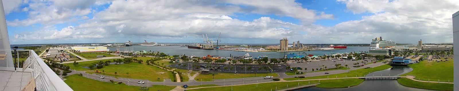 Port Canaveral Panorama 10 2019 — Cocoa Beach airbnb marketing