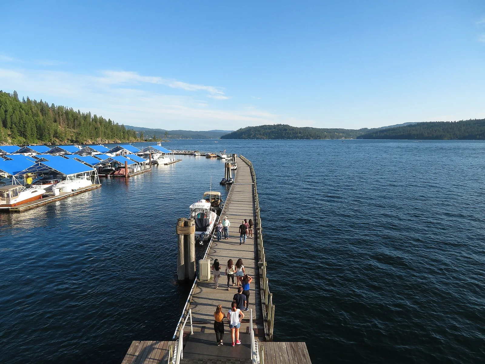 Floating Boardwalk, Lake Coeur d'Alene, Coeur d'Alene, Idaho — Coeur d'Alene airbnb marketing