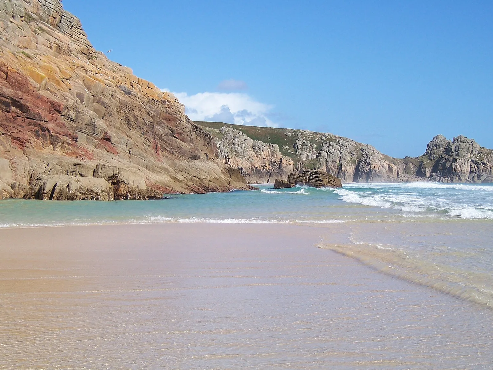 Porthcurno beach — Cornwall airbnb marketing