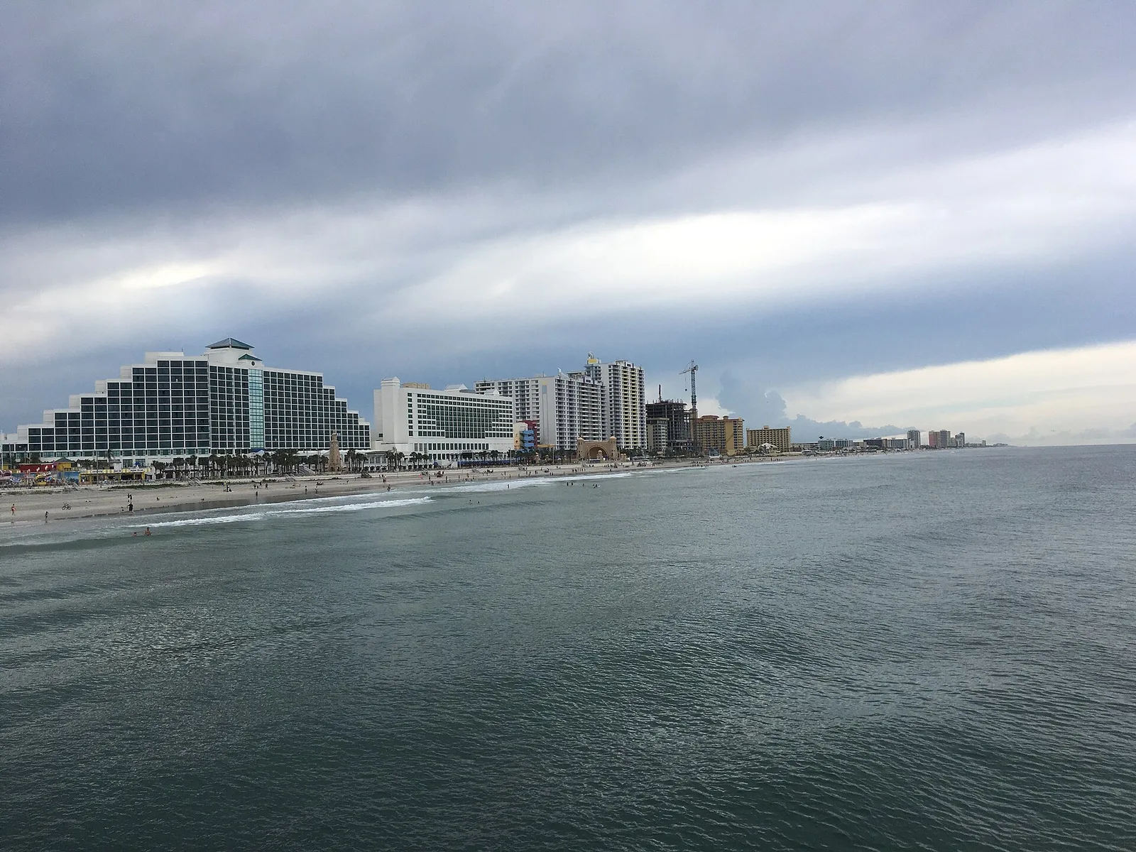 Daytona Beach looking north from pier — Daytona Beach airbnb marketing