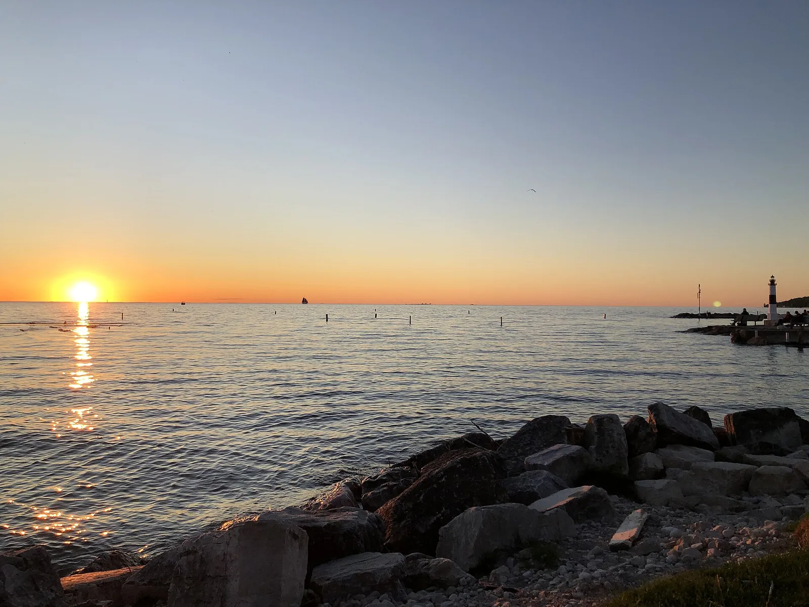 Sister Bay Sunset — Door County airbnb marketing