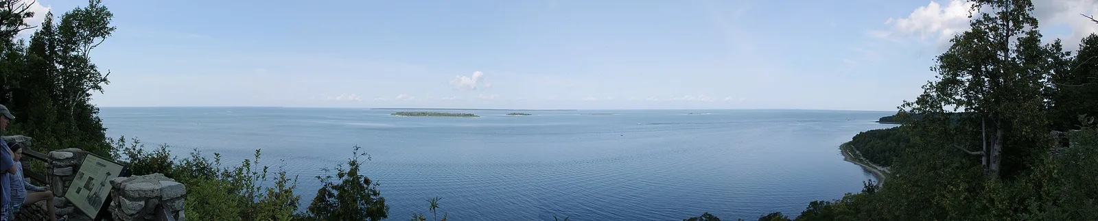 Sven's Bluff Panorama Peninsula State Park, WI — Door County airbnb marketing