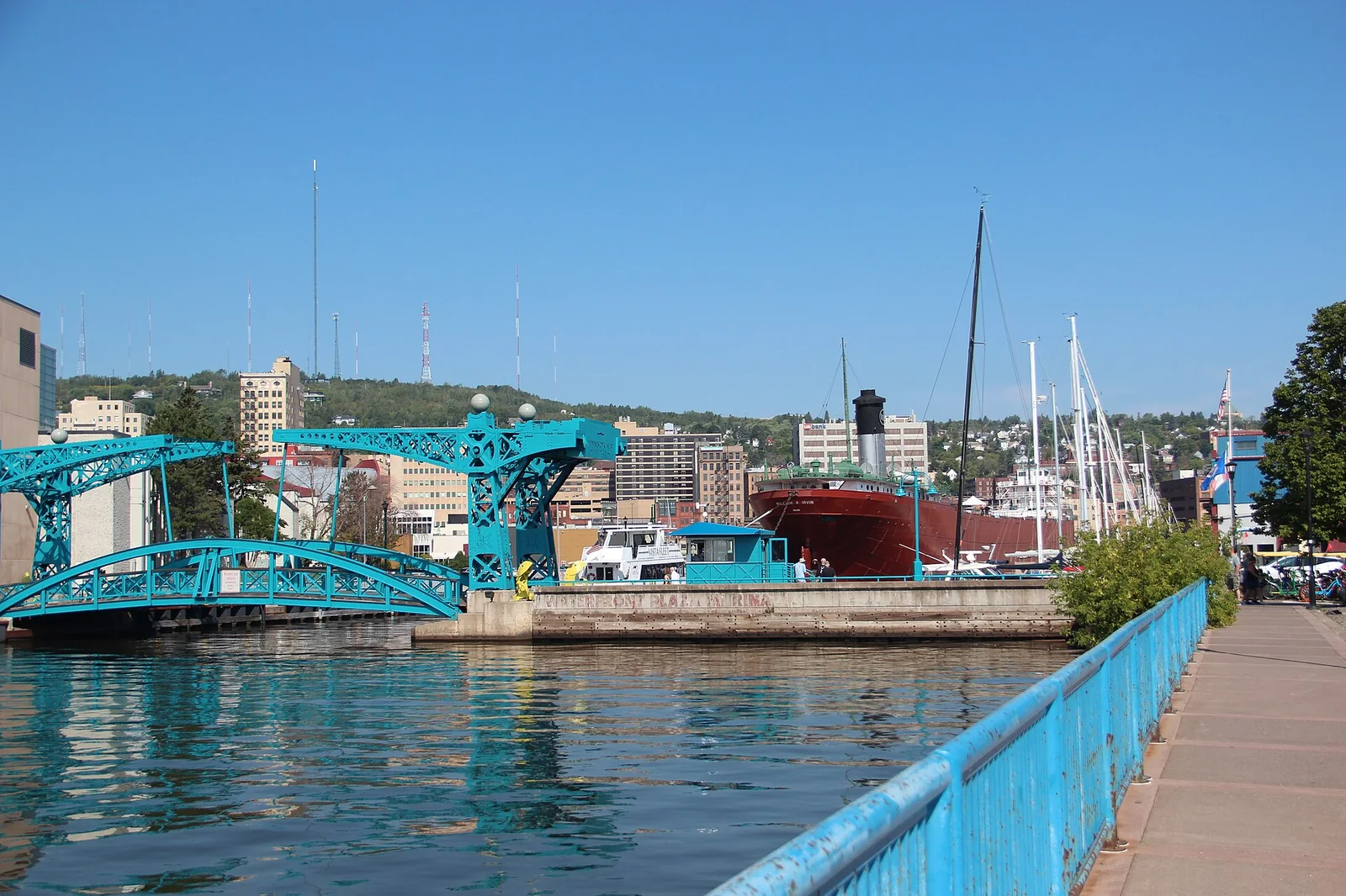 Downtown Duluth from Canal Park — Duluth airbnb marketing