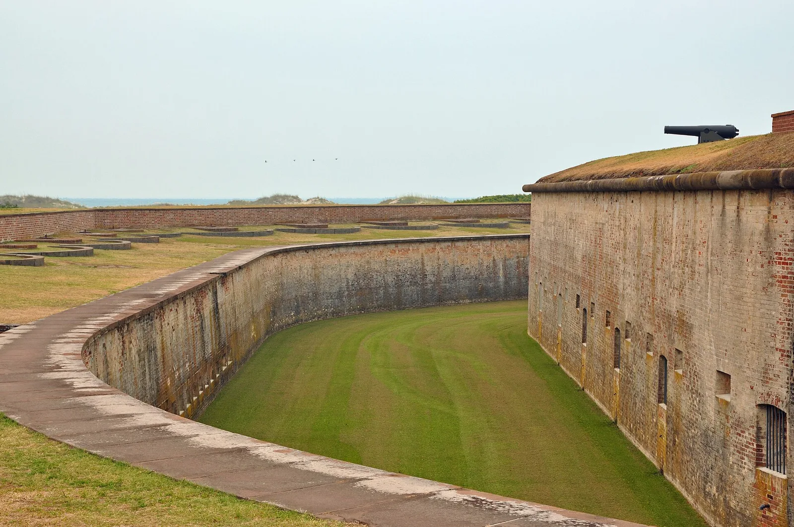Fort Macon Seaward Side — Emerald Isle airbnb marketing