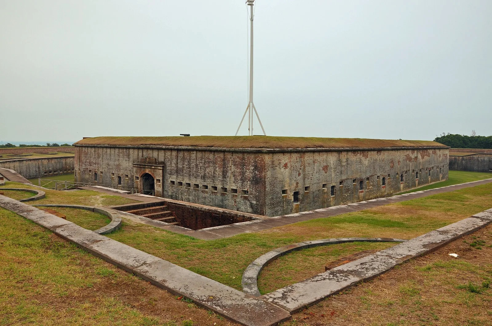 Fort Macon Shoreward Side — Emerald Isle airbnb marketing