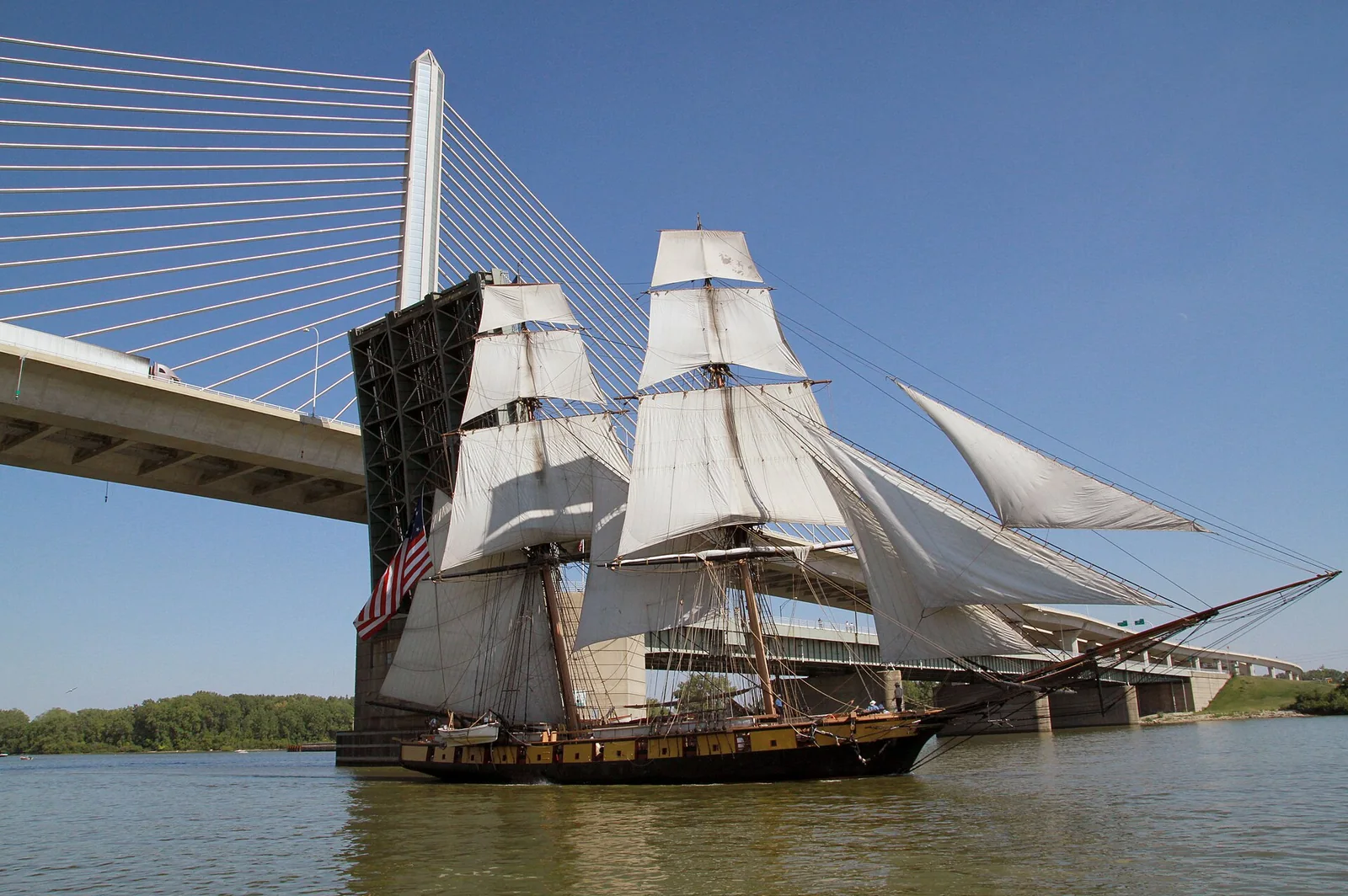 US Brig Niagara under sail — Erie Pennsylvania airbnb marketing