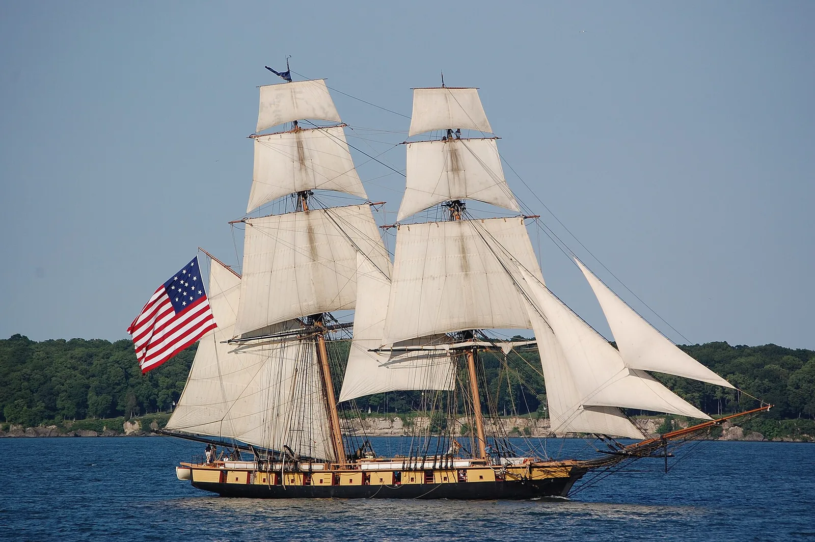 Brig Niagara full sail — Erie Pennsylvania airbnb marketing
