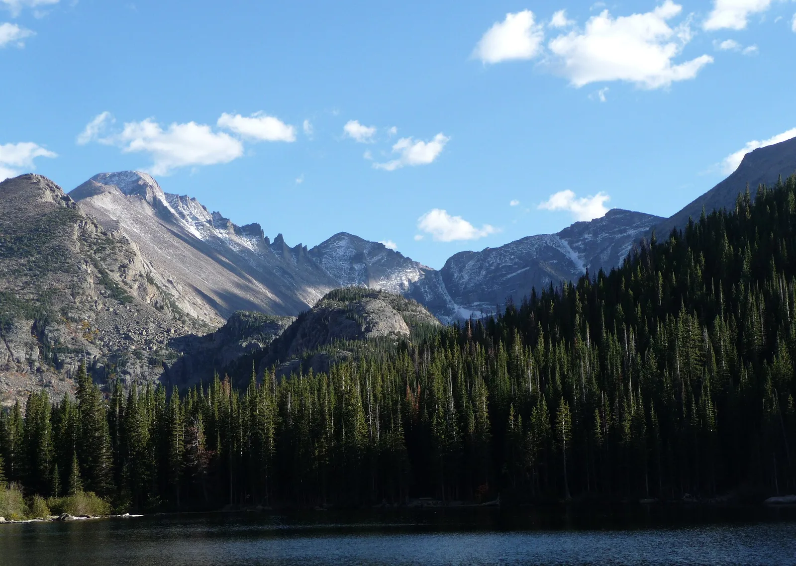 Rocky Mountain National Park in September 2011 Glacier Gorge from Bear Lake — Estes Park airbnb marketing