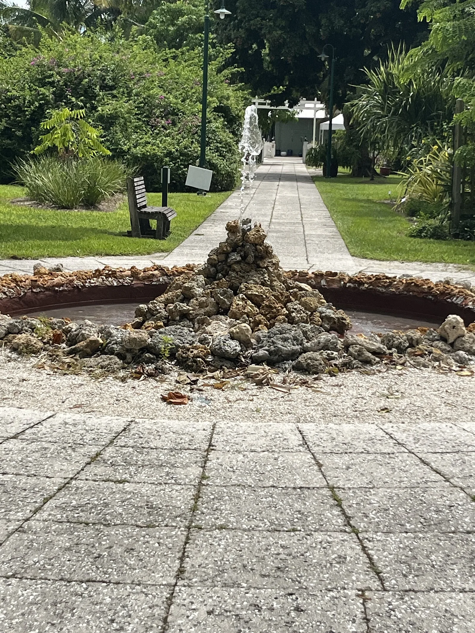 Fountain at Edison and Ford Winter Estates — Fort Myers & Sanibel airbnb marketing