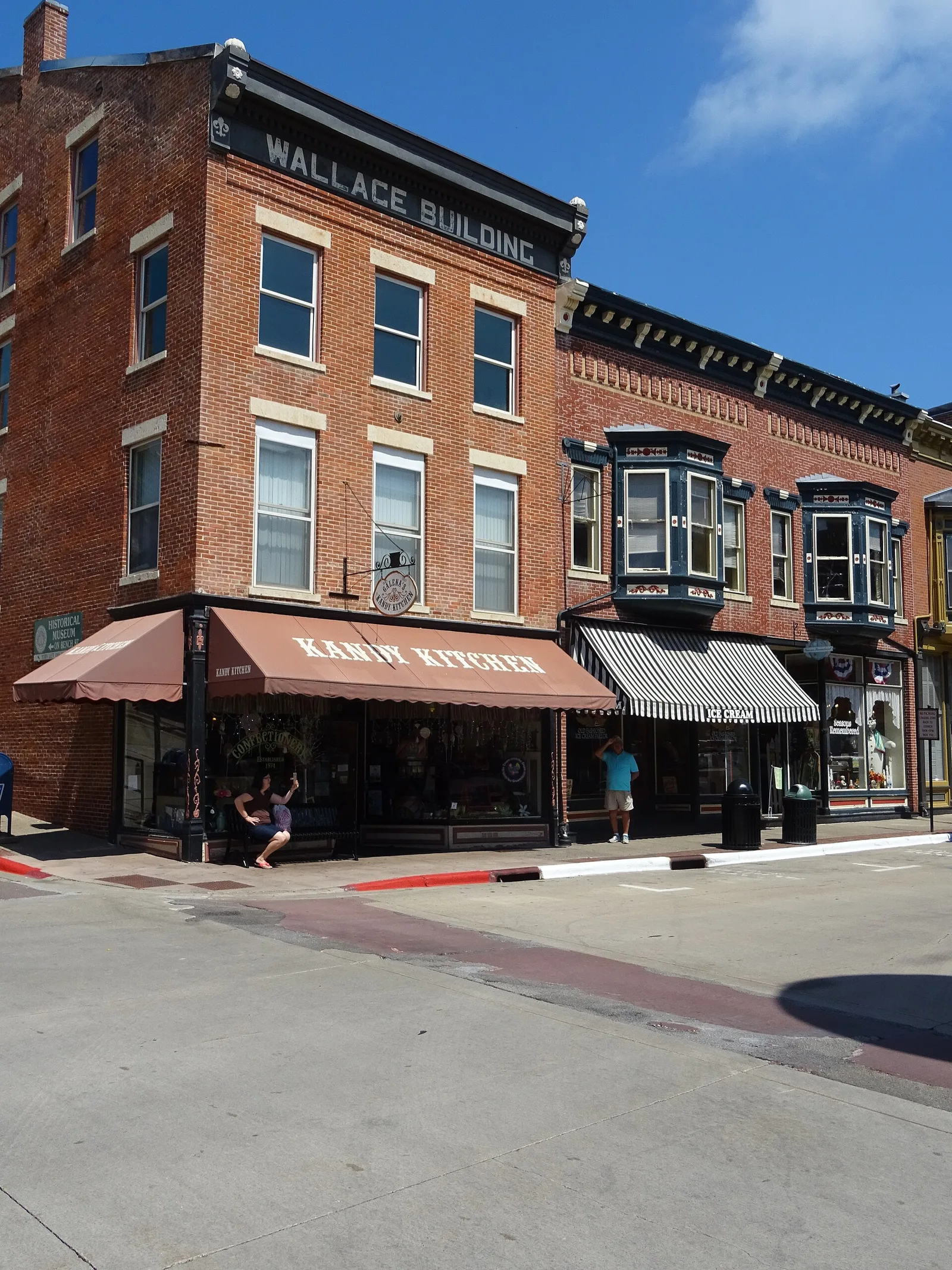 Main Street's detail of Galena Illinois — Galena airbnb marketing