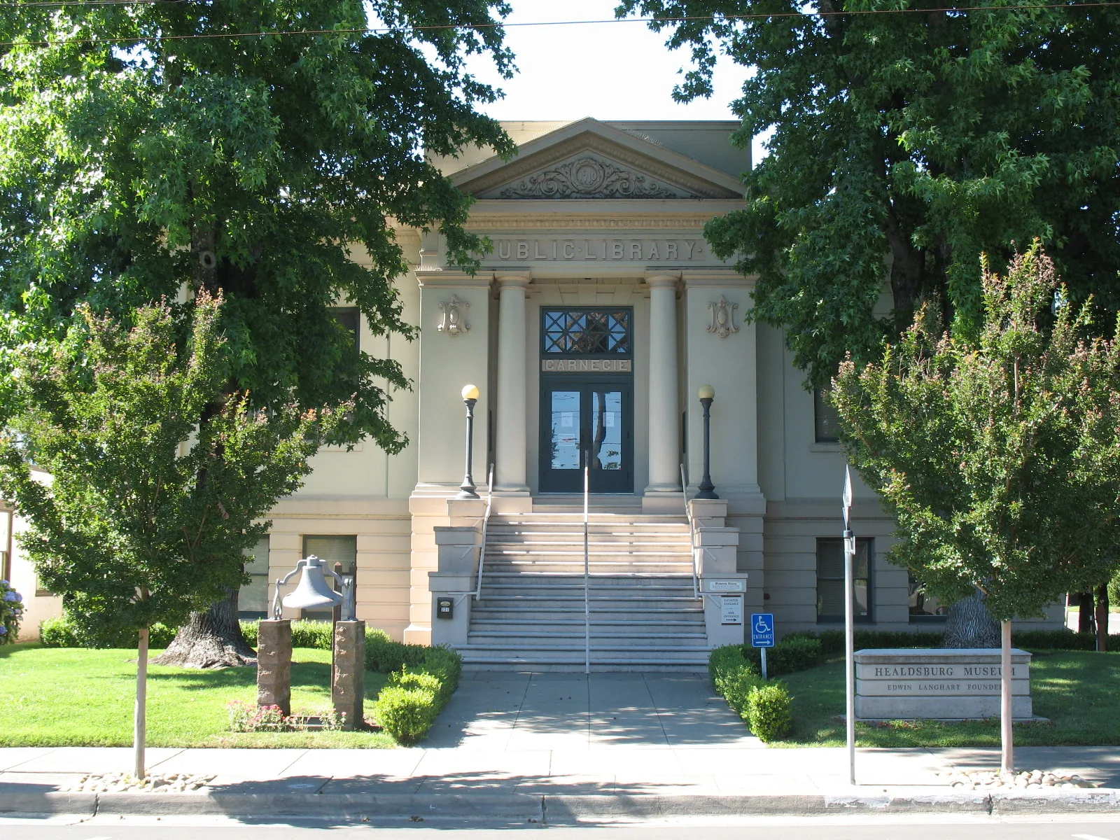 Healdsburg Carnegie Library, 221 Matheson St., Healdsburg, CA 7 3 2010 4 29 17 PM — Healdsburg airbnb marketing