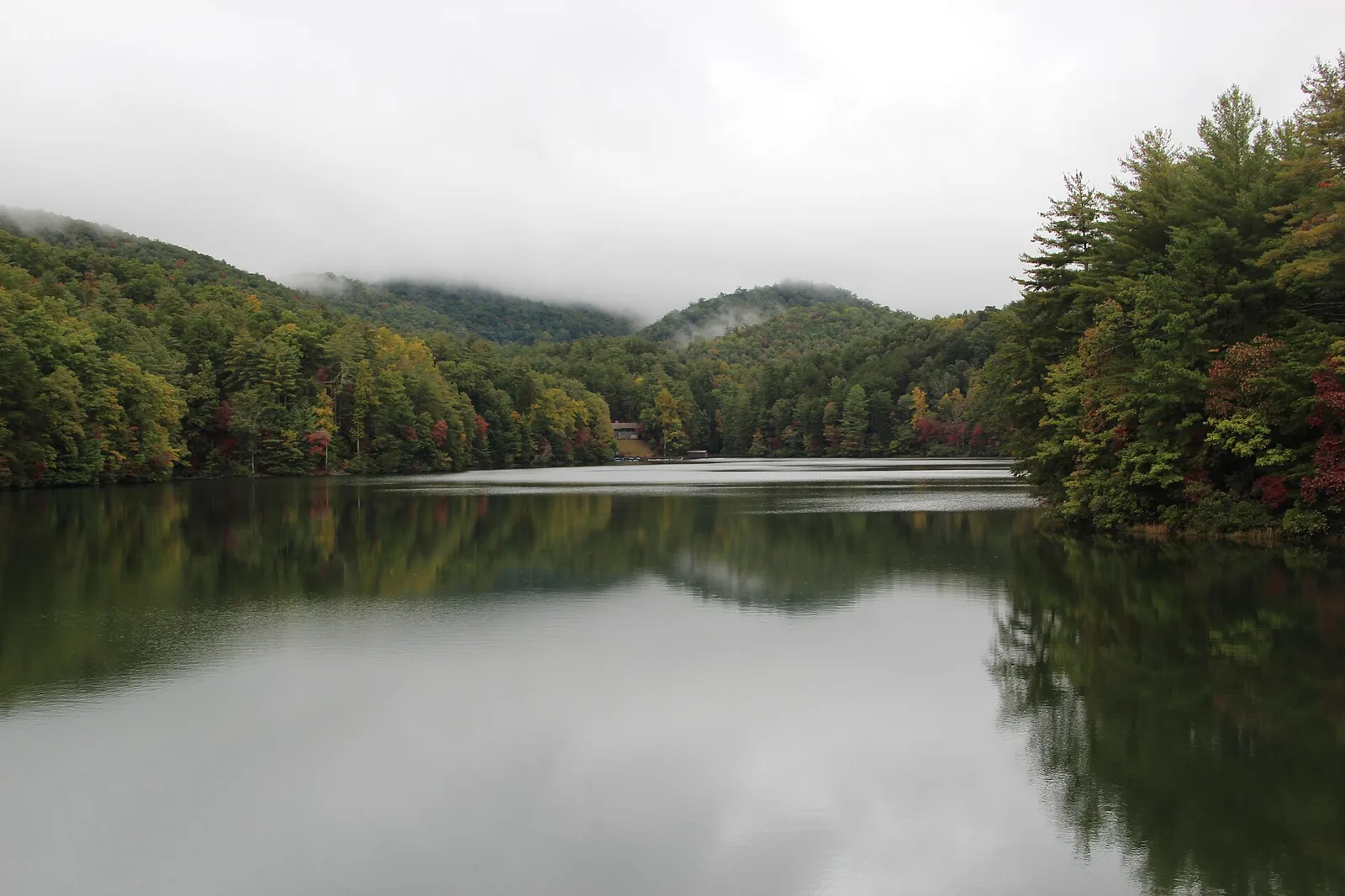 Unicoi State Park lake, October 2014 2 — Helen airbnb marketing