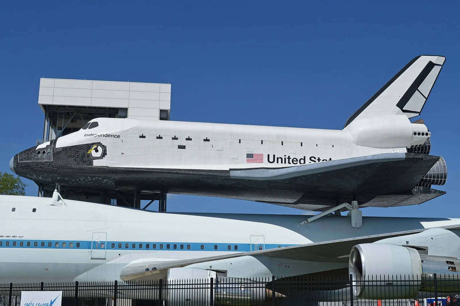 Replica Space Shuttle Orbiter “Independence” — Houston airbnb marketing