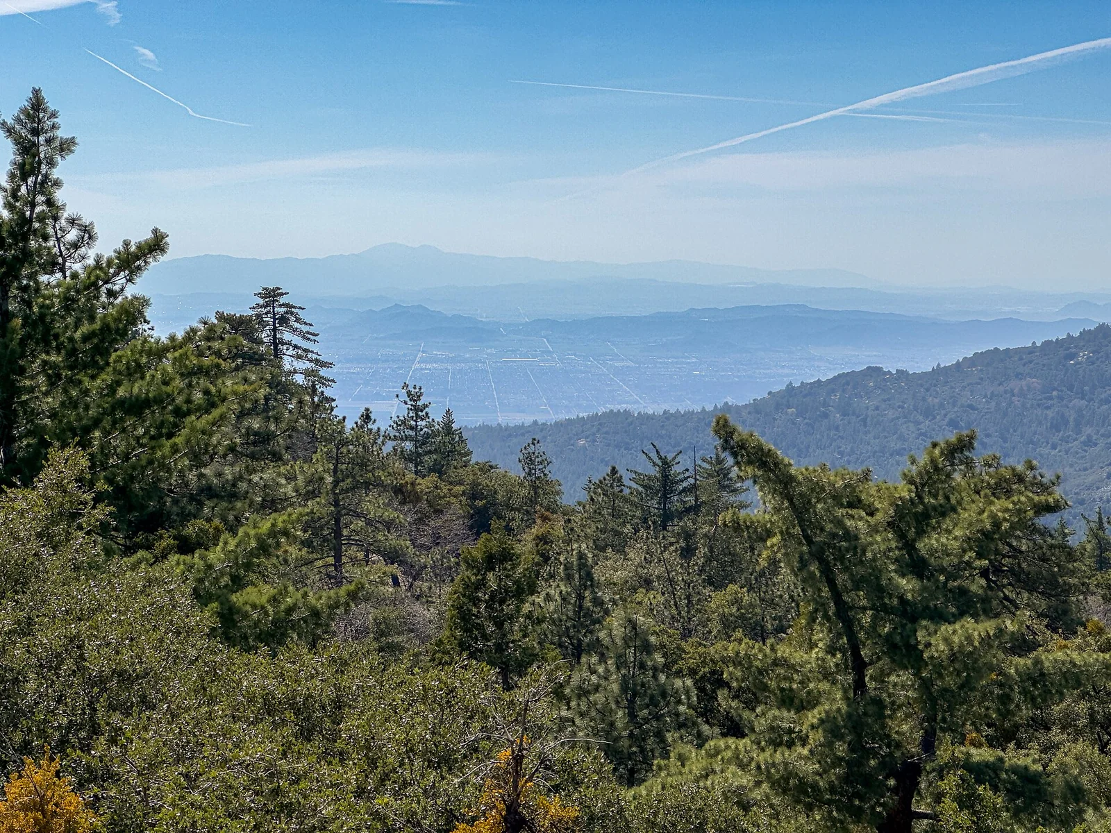 San Jacinto Valley from the mountains — Idyllwild airbnb marketing