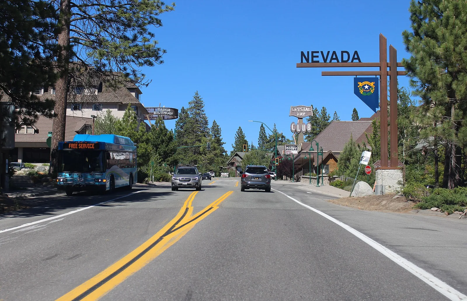 Entering Nevada At Crystal Bay — Incline Village airbnb marketing