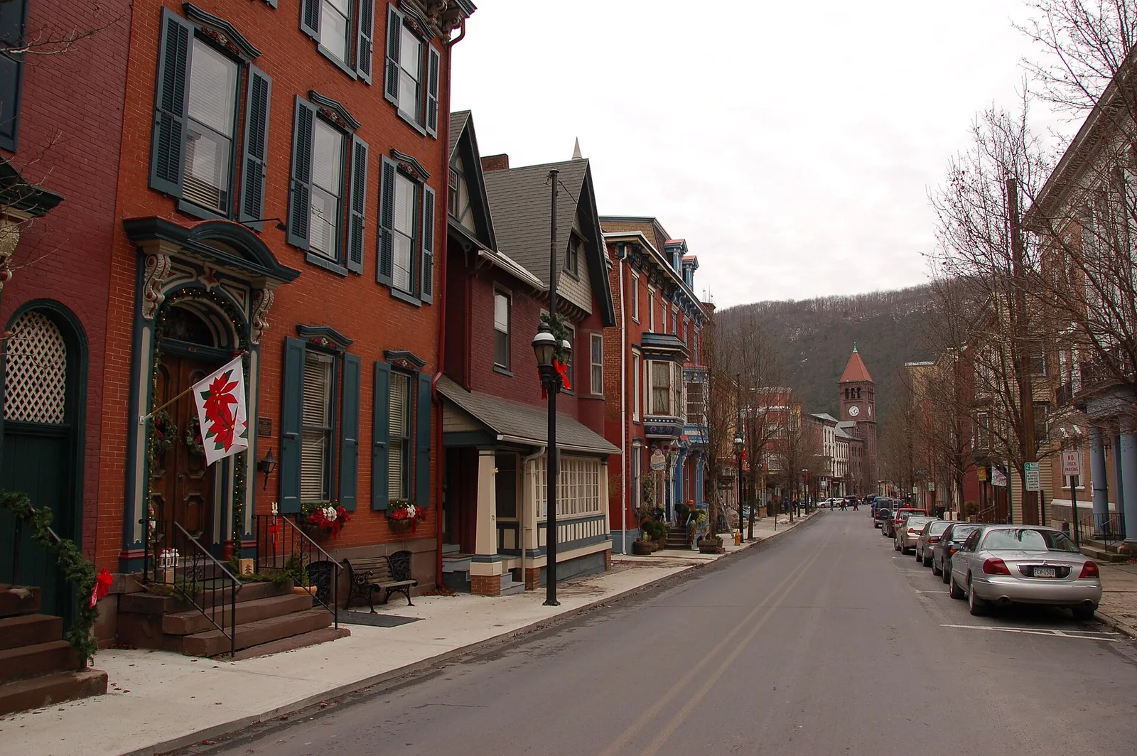 Jim Thorpe Broadway Buildings 3008px — Jim Thorpe airbnb marketing