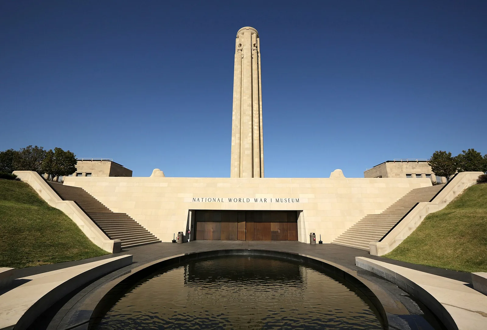 National World War I Museum — Kansas City Missouri skyline