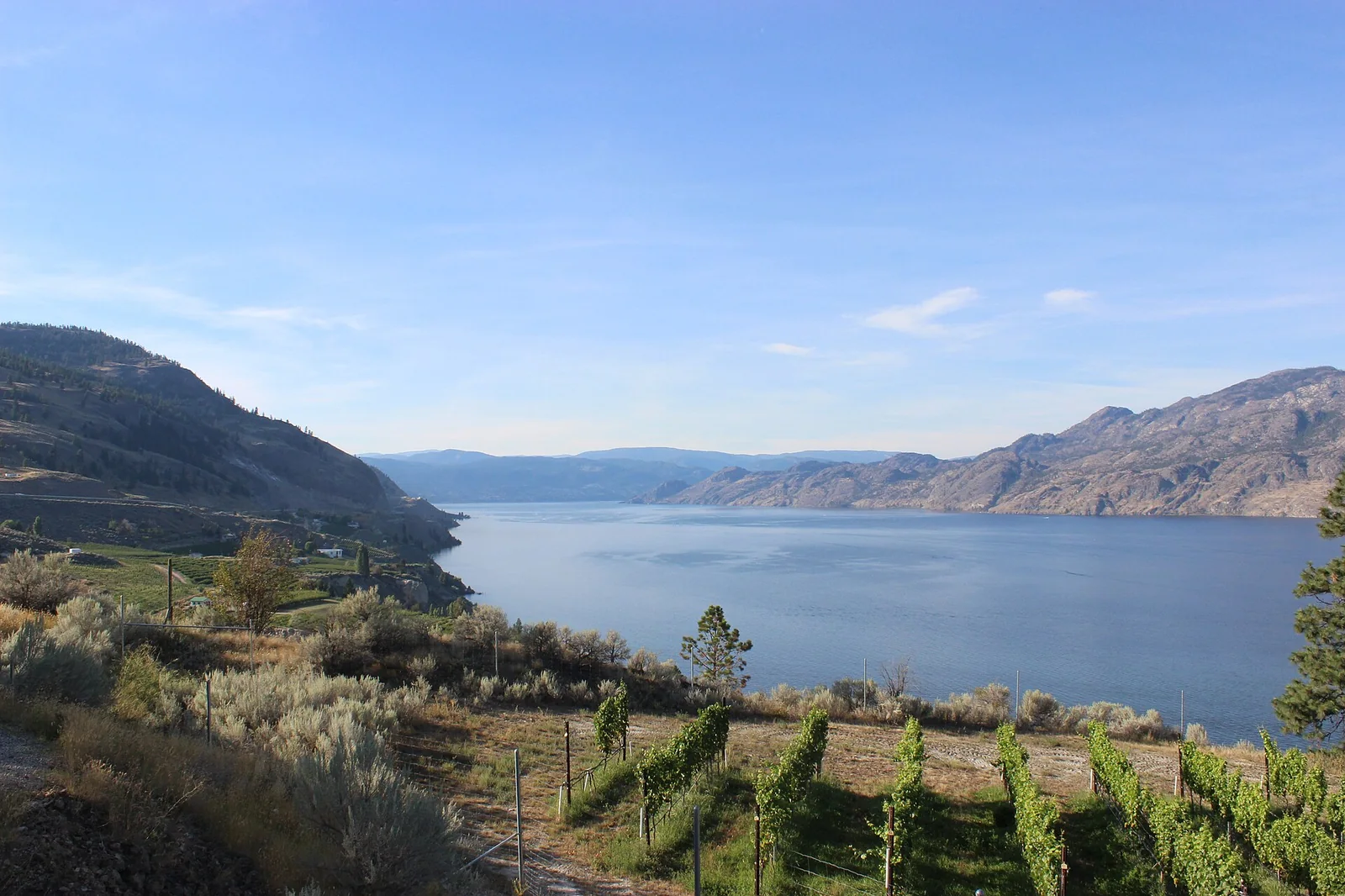 Okanagan Lake at Peachland — Kelowna airbnb marketing
