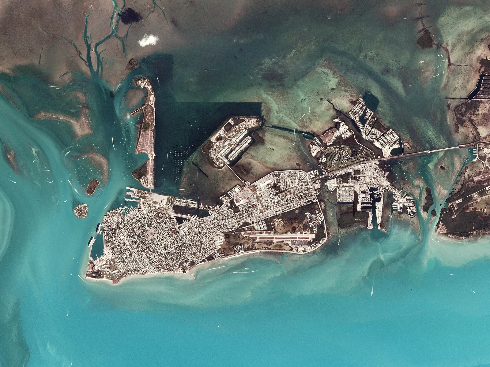 Key West, Florida by Planet Labs — Key West airbnb marketing