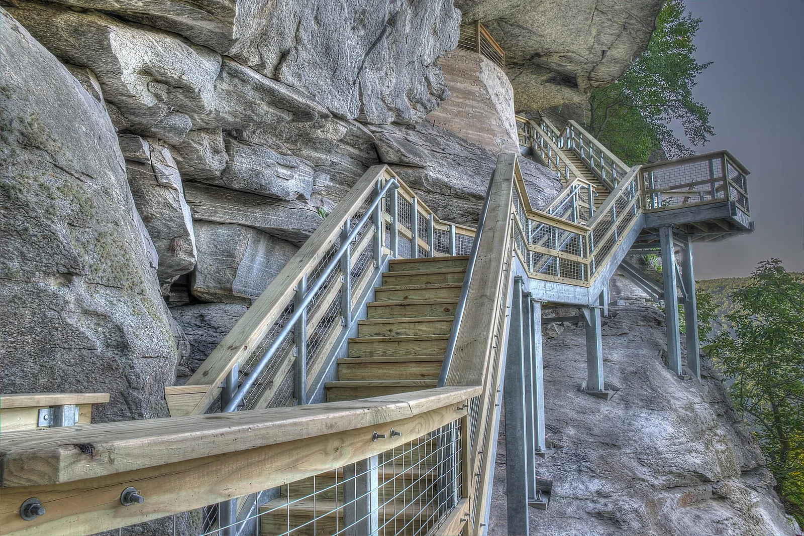 2015 18 0204 stairway — Lake Lure airbnb marketing