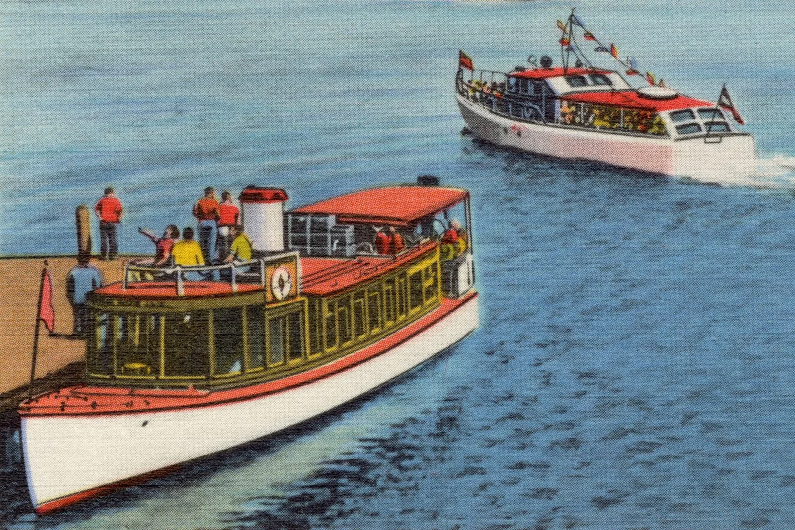 M.V. Sophie C and Mail Boat Uncle Sam on Lake Winnipesaukee, N.H — Lake Winnipesaukee airbnb marketing