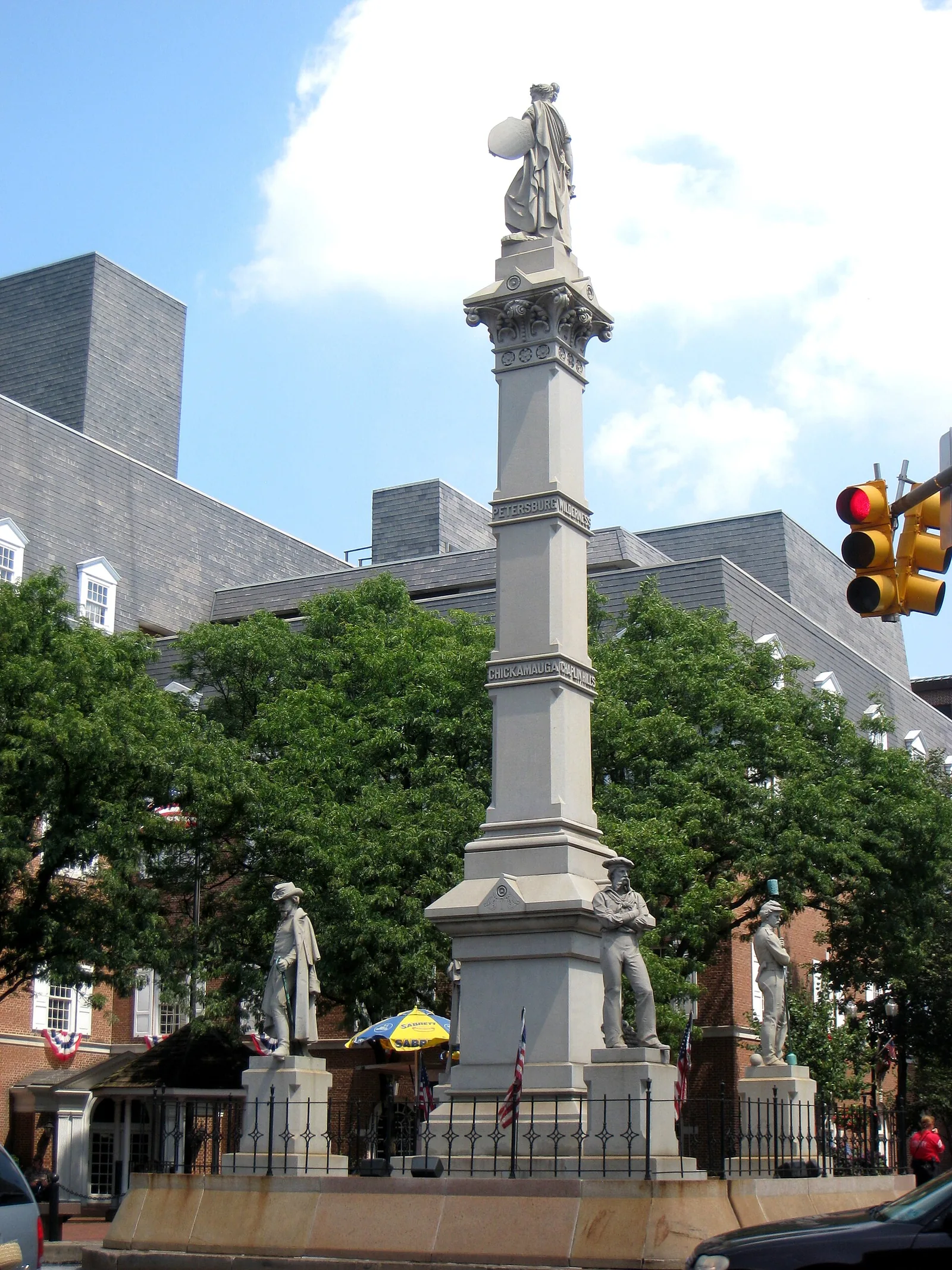 Lancaster Soldiers And Sailors Monument — Lancaster Pennsylvania Central Market