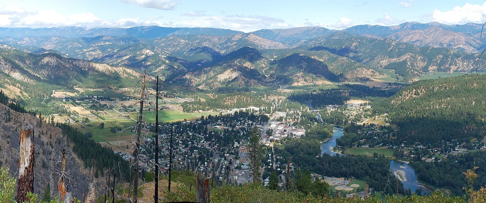Leavenworth from above — Leavenworth airbnb marketing
