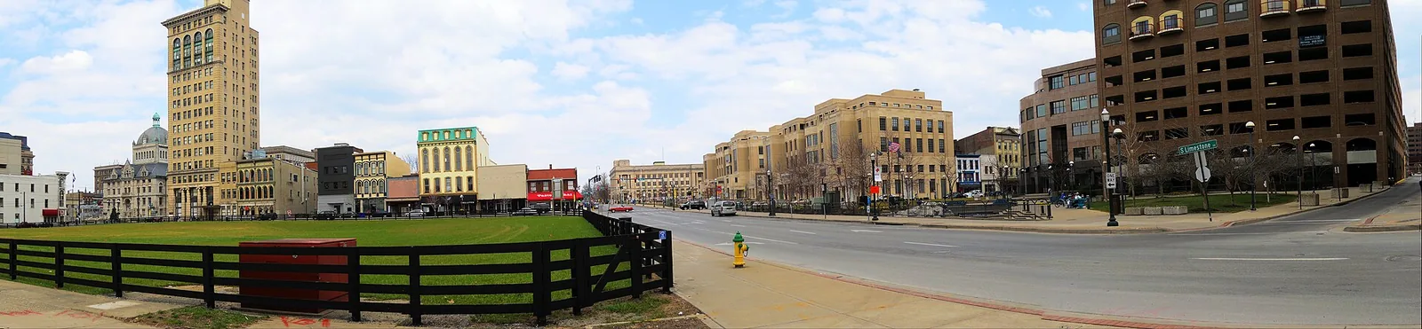 Lexington Downtown Area Panorama — Keeneland Lexington