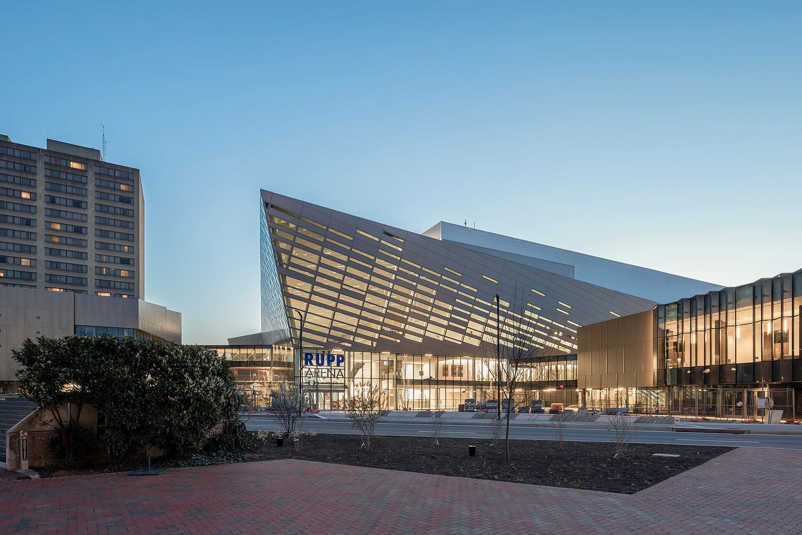 Rupp Arena View From Triangle — Keeneland Lexington