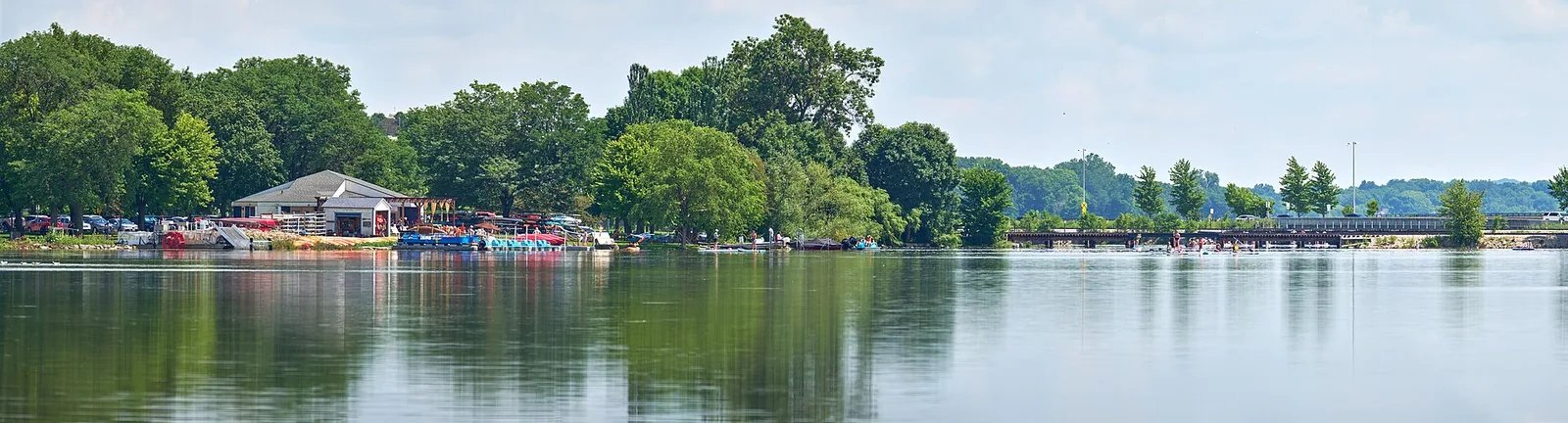 Brittingham Boats On Monona Bay — Madison Wisconsin isthmus capitol