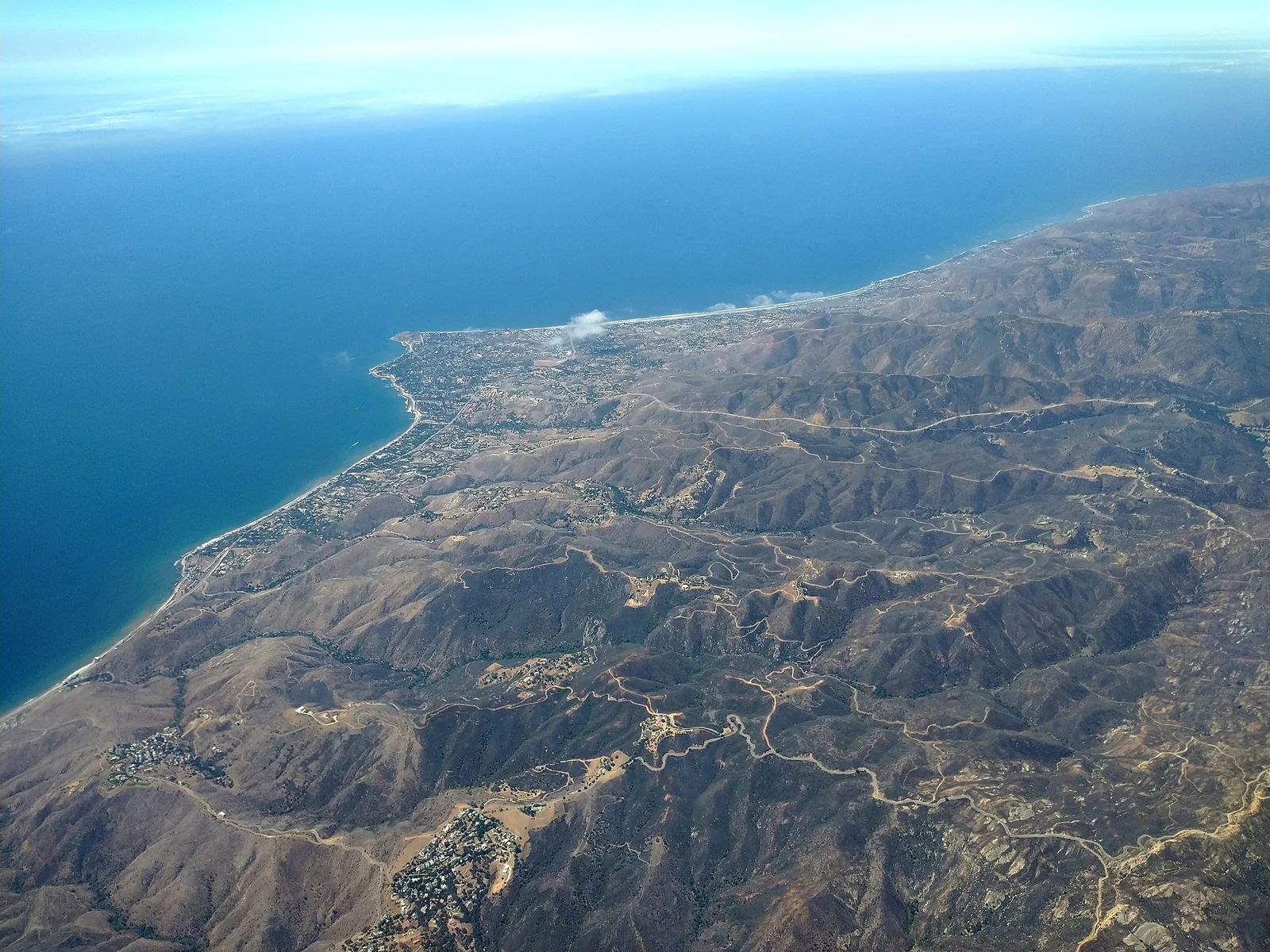 Malibu, California aerial view in July — Malibu airbnb marketing