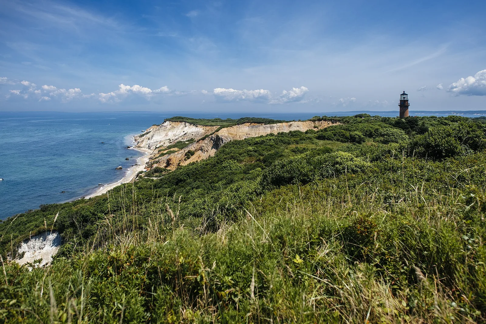 Marthasvineyard Aquinnah cliffs summer — Martha's Vineyard airbnb marketing