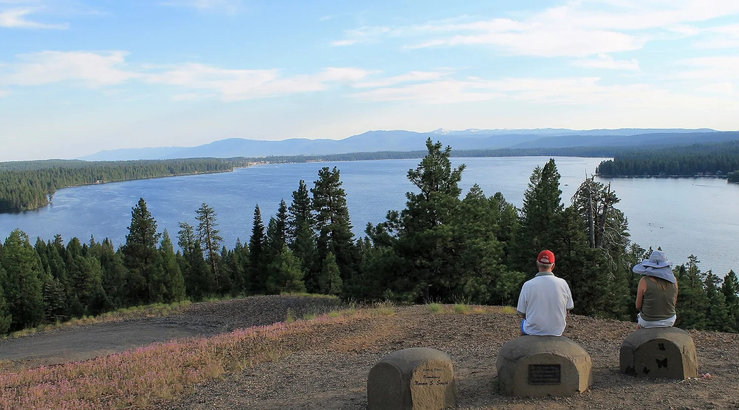 Payette Lake from Ponderosa State Park — McCall airbnb marketing
