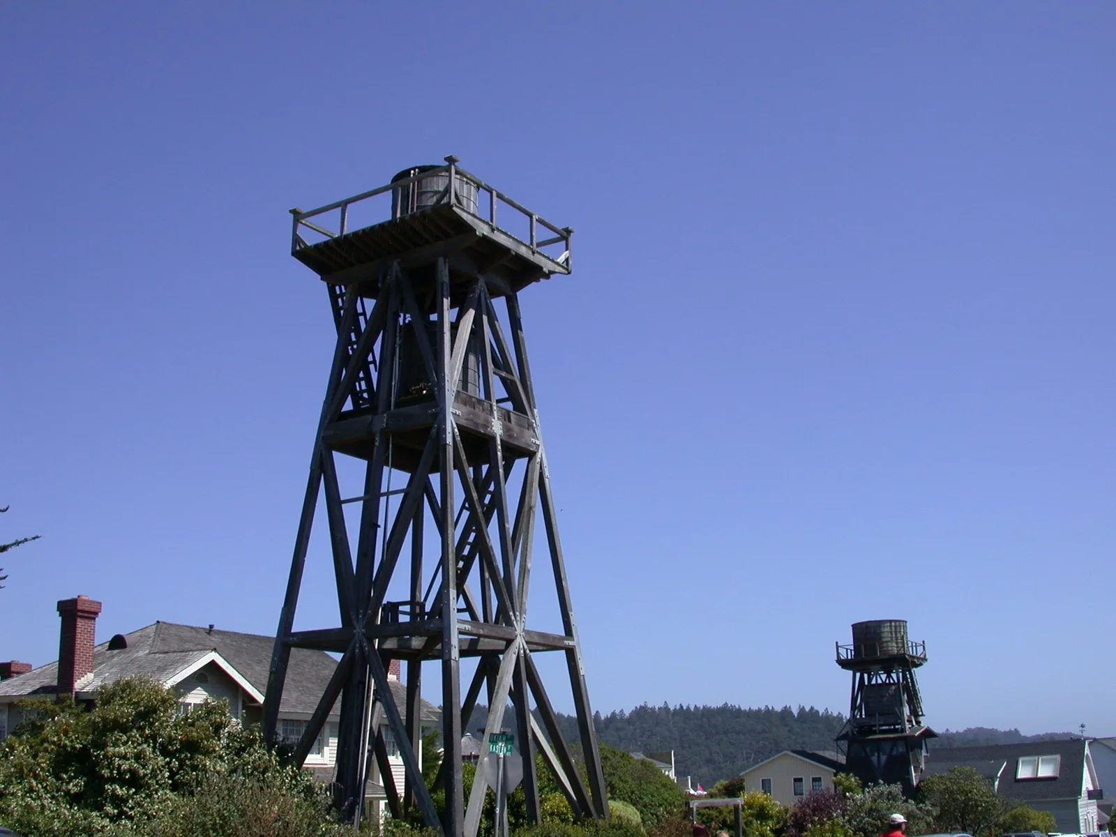 Wood water tower mendocino 2 — Mendocino airbnb marketing