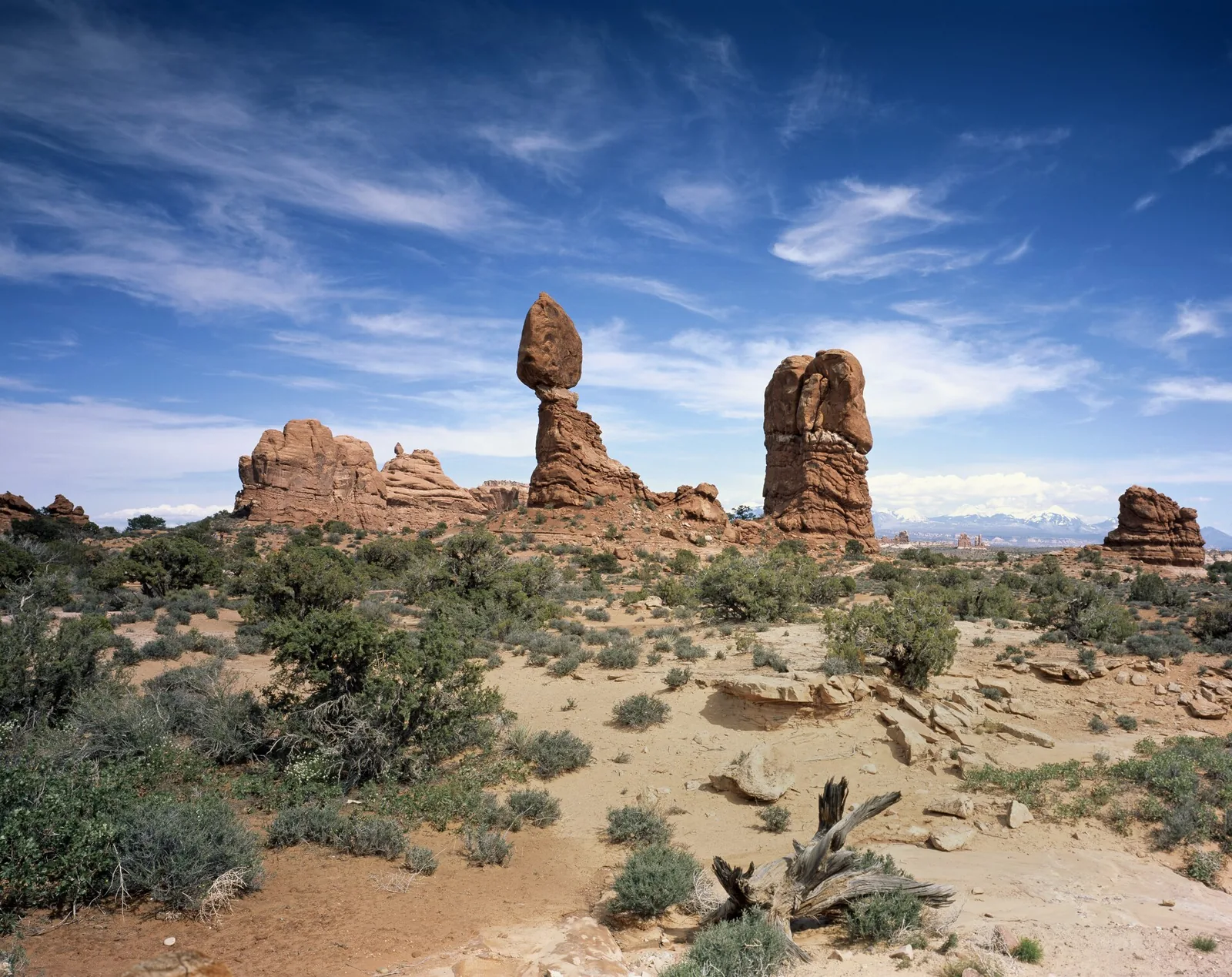 Balanced Rock sunset — Moab airbnb marketing